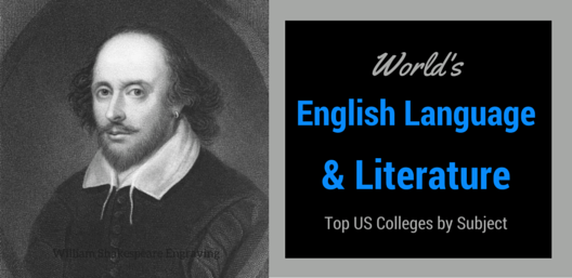 Top Colleges by Major- English Language & Literature (updated: 3/15/2022)