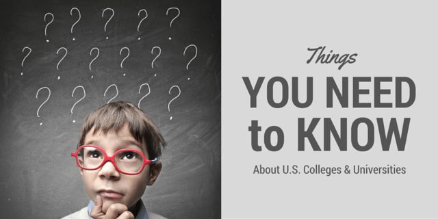 29 things you should know about U.S. colleges and universities