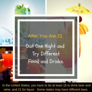 Try different food and drinks