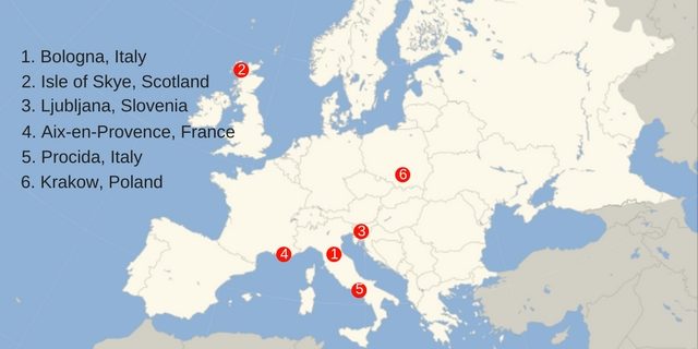 विदेशमा आफ्नो यूरोपीय अध्ययनको दौडान 6 इन्फिगरेटेड शहरहरूमा जानुहोस्